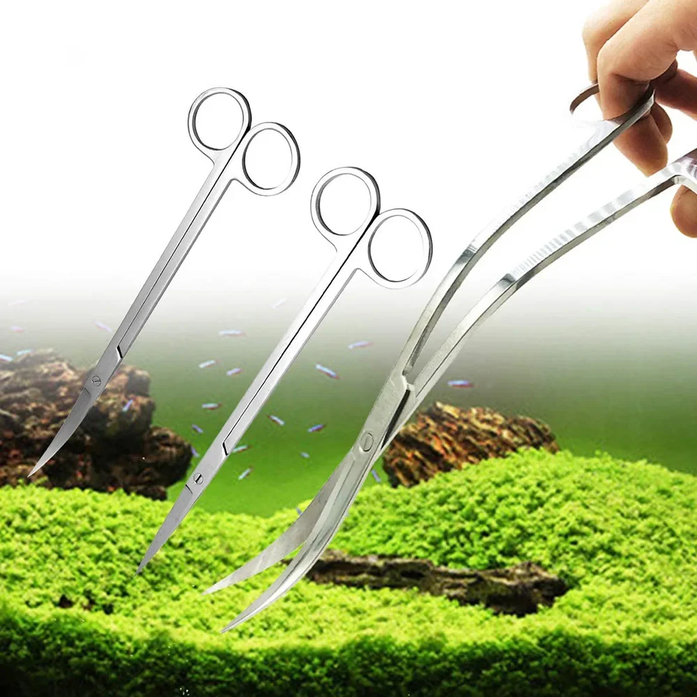 Planted Aquarium Tool Kit - Аквариум, аквариумные обрезки растений, пинцет, ножницы,