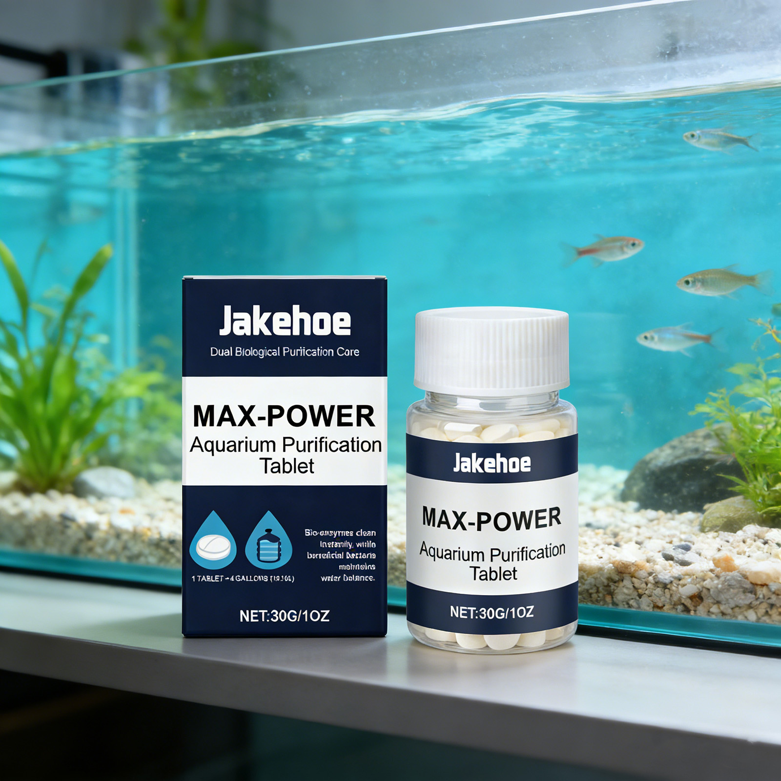Planted Aquarium Cloudy Water - Таблетки для удаления водорослей для аквариума: