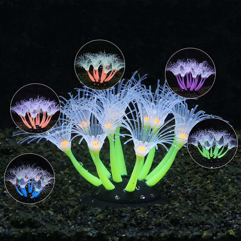 Силиконовые светящиеся искусст – обзор и цена Aquarium Plant Design