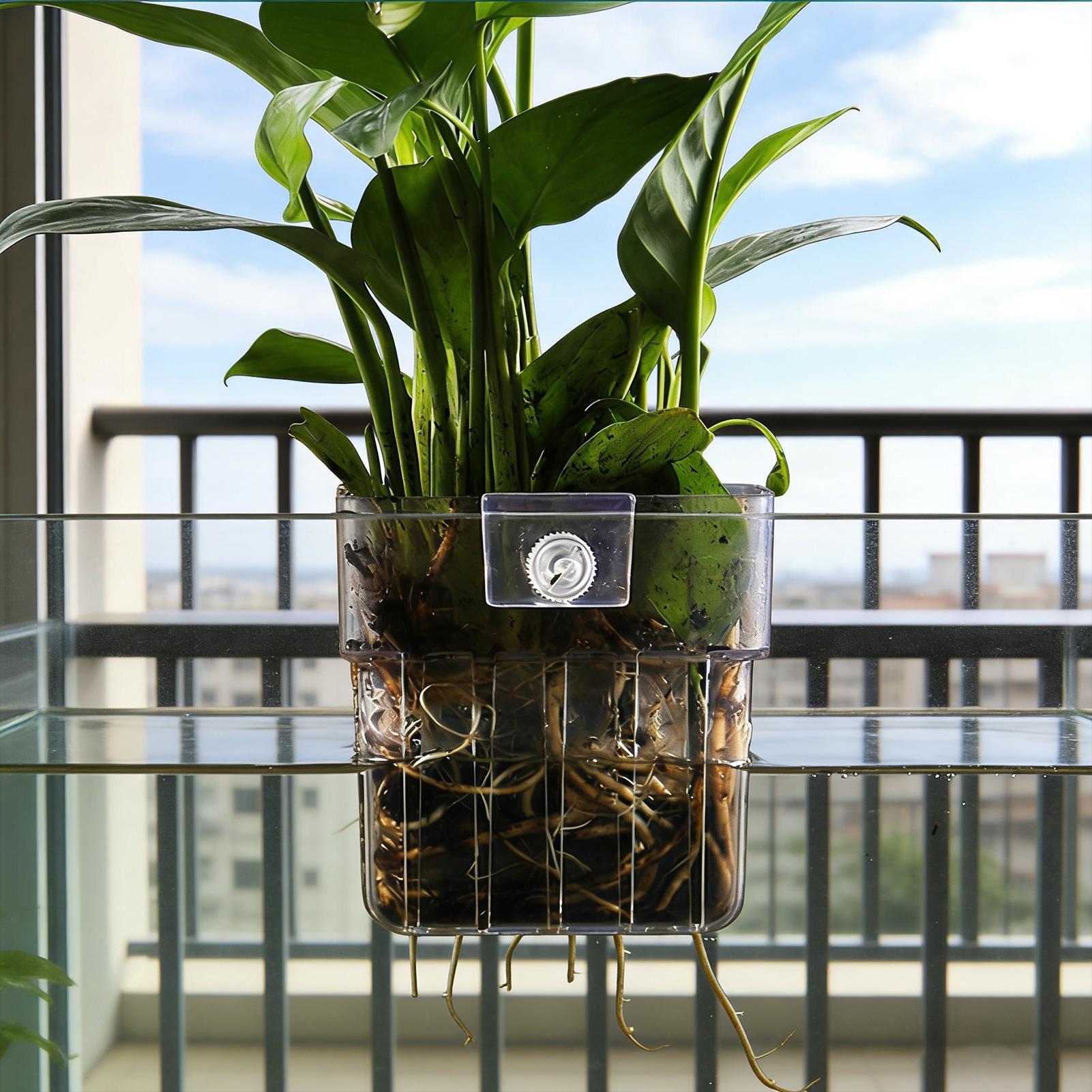 Прозрачный подвесной держатель – обзор и цена Aquarium Plant Design