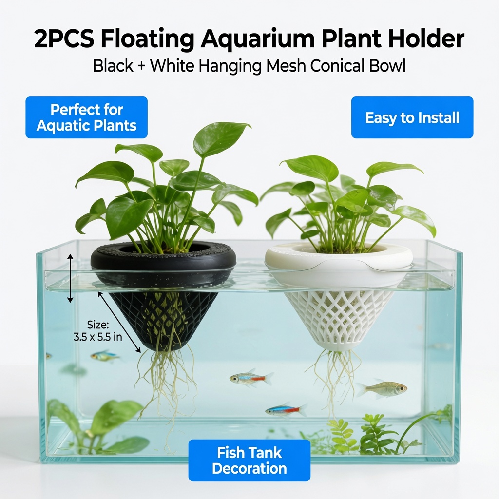 2 шт. плавающих держателей для – обзор и цена Aquarium Plant Design