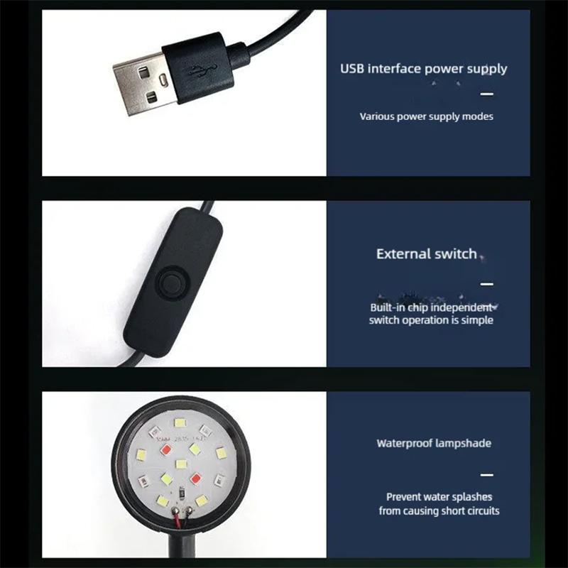 USB LED-лампа для аквариума с  – обзор и цена Aquarium Plant Growth