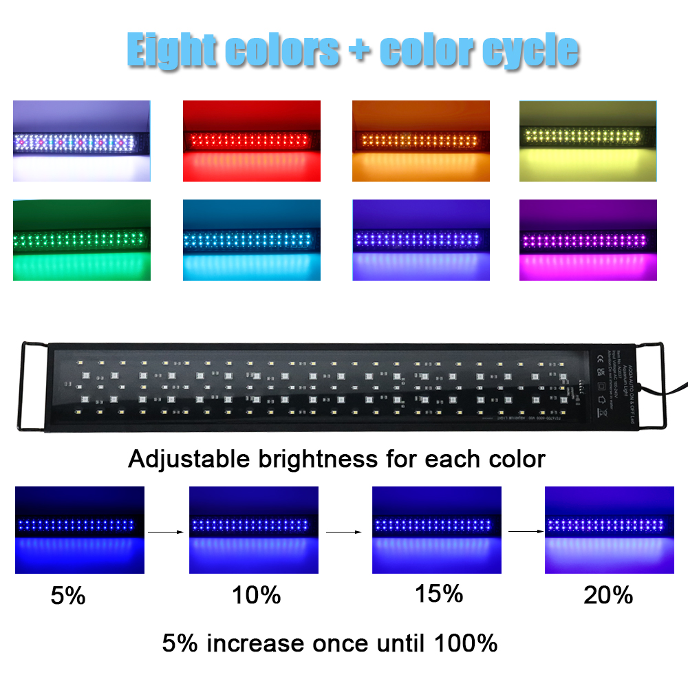 Светодиодный светильник для ак – обзор и цена Aquarium Plant Light Spectrum