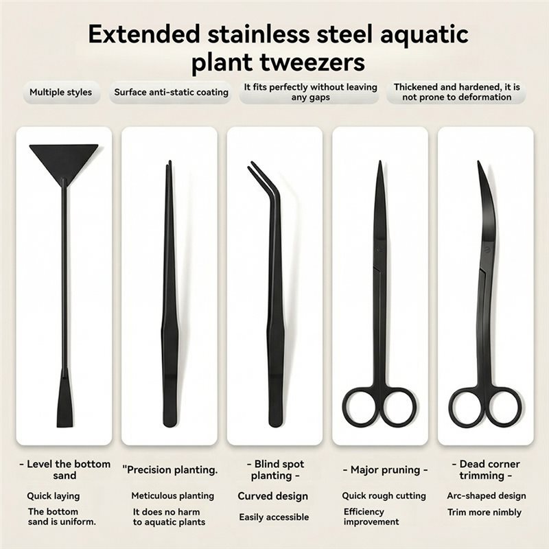 Набор инструментов для акваске – обзор и цена Planted Aquarium Tool Kit