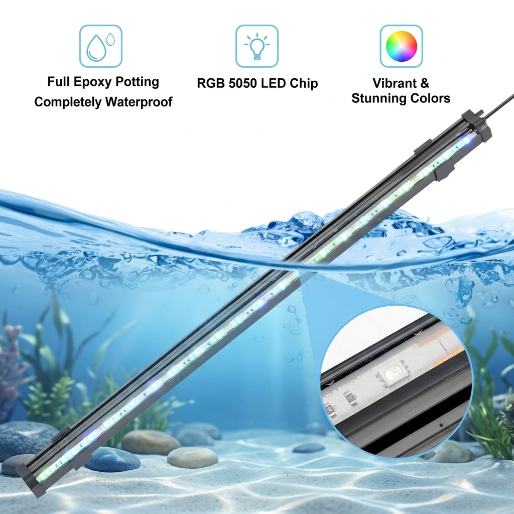 USB LED-лампа для аквариума с  – обзор и цена Aquarium Lily Pipe